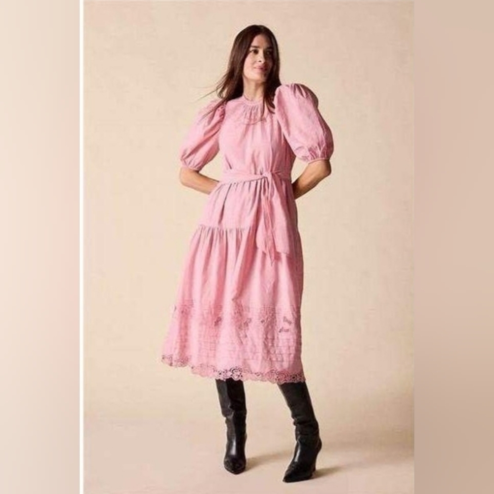 St Roche astrid peony midi dress